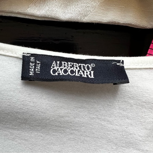 Alberto Cacciari Linen Beige Tan Dress. Size L. Made in Italy - Picture 12 of 12